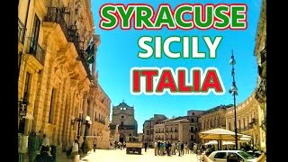 Syracuse Sicily Italy Travel Siracusa Cruise Port  Travel Food Drink [upl. by Anneehs]