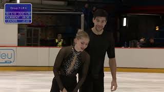 Minerva Fabienne Hase amp Nikita Volodin FS Deutsche Meisterschaften  German Nationals 2024 [upl. by Yrrah]