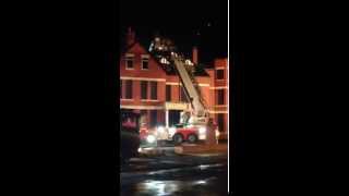 Fire at Former Toad Hall Building in Ainsdale [upl. by Bello]