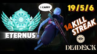 how an Eternus Vindicta carries in ranked Deadlock [upl. by Salocin]