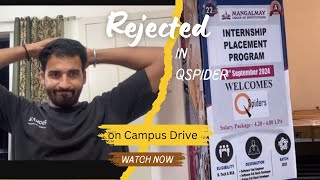 REJECTED ❌ First Placement Final Round Rejection 🥲 placement collegelife fullvlog vlog [upl. by Dloreh557]