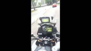 Test Ride GPS Mount VStrom 1000 L4 [upl. by Seldun]