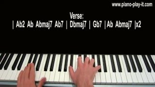 You Are So Beautiful Piano Tutorial Joe Cocker [upl. by Marget]