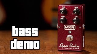 MXR Super Badass Variac Fuzz Bass Demo [upl. by Oiznun]