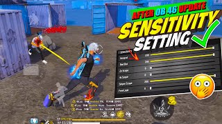 Best Sensitivity Setting For Headshot After Update⚙️ 2GB  3GB  4GB  6GB  8GB RAM  FREE FIRE [upl. by Araminta297]