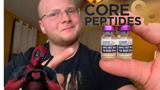 my second dosage of BPC157 AND TB500 PEPTIDES how I feel after 2 weeks HEALING LIKE DEADPOOL [upl. by Solokin]