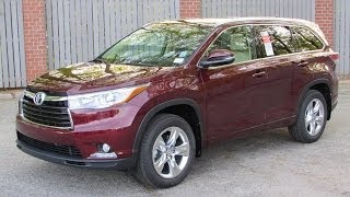 2014 Toyota Highlander Limited V6 AWD Start Up Exhaust and In Depth Review [upl. by Sallee]