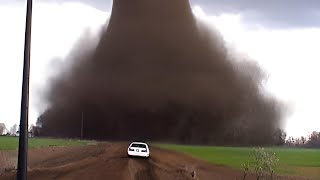 7 Impactantes Momentos de Tornados Capturados en Cámara [upl. by Nylanej]