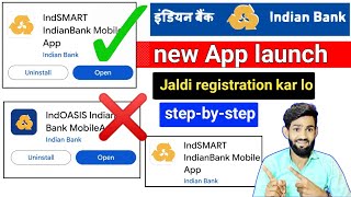 Indian Bank Mobile banking App Registration  how to Registration IndSmart App [upl. by Medorra]