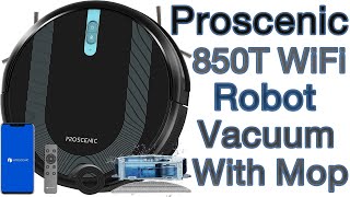 Proscenic 850T Robot Vacuum With MOP [upl. by Wagshul931]