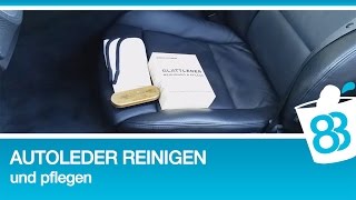 Autoleder reinigen und pflegen mit Colourlock  Lederpflege Leder richtig reinigen und pflegen [upl. by Asim326]