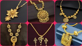 Lightweight gold necklace designs necklace designs for ladiesgold necklace designs 2024 [upl. by Hembree]