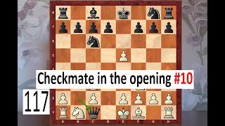 Checkmate in the opening 10 the Englund gambit [upl. by Mellen]