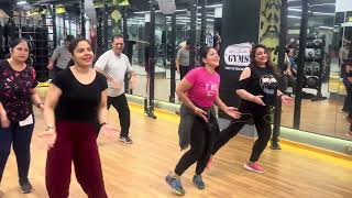 Cardio Dance Workout  No equipment krisgethinRishi Bammi chulbulirishi groupdance cardio [upl. by Carlita]