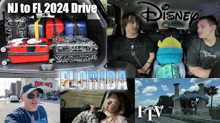 NJ to FL Driving I95 to Disney 🏰 Family Road Trip Vlog 2024 🚗✨ [upl. by Lockwood]