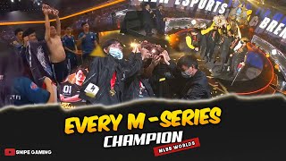 EVERY MSERIES CHAMPION  MLBB WORLD CHAMPIONSHIP [upl. by Sedgewake]