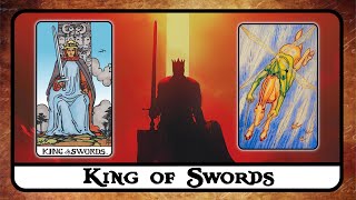 King of Swords Tarot Card Meaning ☆ Reversed Secrets History ☆ [upl. by Leynad392]