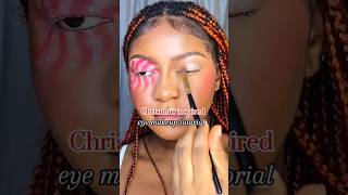 Describe this Christmas makeup in ONE word 🎄💄 youtube makeuptutorial christmasmakeup beauty [upl. by Nigle]