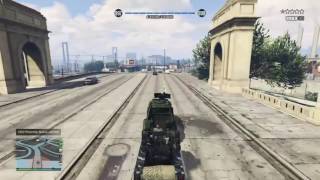 GTA 5  Insurgent Custom towing AA Trailer [upl. by Naujat]