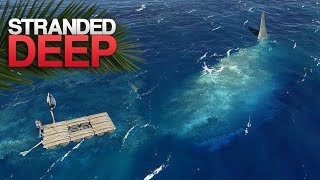 HUGE MEGALODON SIGHTING Stranded Deep S4 Episode 13 [upl. by Pooi]