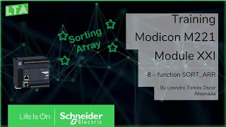 Training  M221  M218 Sorting arrays function SORTARR [upl. by Delbert657]