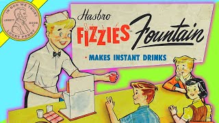 How To Use The Vintage Hasbro Fizzies Fountain Vintage Soda Jerk Set [upl. by Nyluqcaj]