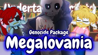 slight Chans Undertale reacts to Genocide Package  Megalovania [upl. by Ennayehc]