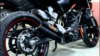 KTM Duke 200  IXIL Exhaust  Aftermarket Exhaust  2013 [upl. by Neeron]