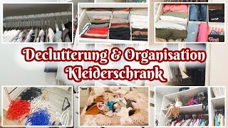 Decluttering amp Organisation Kleiderschrank [upl. by Carberry351]