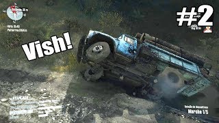 Spintires MudRunner Online 2 pt1  CAPOTEI O CAMINHÃO NA PONTE G27 ‹ Getaway Driver › [upl. by Emilee742]