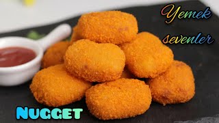 Ev Yapımı Nugget Tarifi ❗ÇıtırÇıtır Tavuk Köfte Nasıl Yapılır [upl. by Nibroc453]