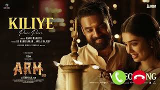 Kiliye Malayalam Song Ringtone 2024  ARM Malayalam Movie BGM Ringtone 2024  Tovino Thomas Movie [upl. by Anesuza]