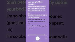 obsessed im so obsessed with your ex uhhuh  olivia rodrigo sped up┊serein [upl. by Holcman83]