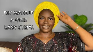 Mastering the Art of Wedding Makeup and Gele The StepbyStep Guide [upl. by Eniaj115]