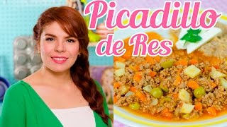 COMO HACER PICADILLO DE RES 🐮 🍛 Recién Cocinados [upl. by Trauner387]