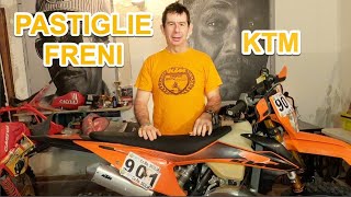 Sostituire pastiglie freni posteriore moto KTM [upl. by Wenn287]