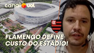 FLAMENGO DEFINE CUSTO DO ESTÁDIO EM R 19 BILHÃO E QUER FATURAR COM CADEIRAS CATIVAS JÁ EM 2025 [upl. by Tomasz555]