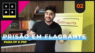 VEDA 2 PRISÃO EM FLAGRANTE  PARA PF E PRF [upl. by Newra]