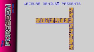 Computer Scrabble 1985  Amstrad CPC Gameplay [upl. by Susej]