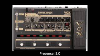 Guitar Tones for Vox Tonelab EX Metal  7 [upl. by Virgin]