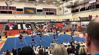 Puyallup High School Vikings  WIAA Cheerleading State Championships 2024 [upl. by Adriel]