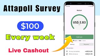 How Does Attapoll Survey App Pay You Payment Proof [upl. by Henryetta889]