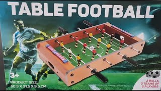 quotSpaßFaktor garantiertquot Unboxing Table Football  Kleiner Kicker Tisch [upl. by Hopfinger]