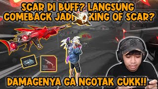 SCAR JADI OP BANGET CUY AUTO COMEBACK SOLO VS SQUAD PAKE SCAR [upl. by Leisha]