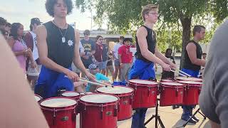 Santa Clara Vanguard Drumline 2024  San Antonio TX [upl. by Anilatak853]