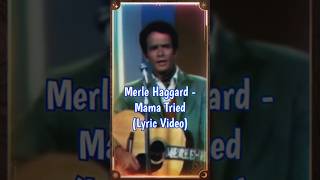 Merle Haggard  Mama Tried countrymusic shorts reels [upl. by Lazor]