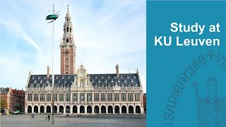 Study at KU Leuven presentation  Info about Europes most innovative university [upl. by Ecirad905]