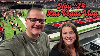 Las Vegas Vlog November Day 1  Planet Hollywood  Glass Bar  UNLV Football  Major Finish [upl. by Ocsinarf]