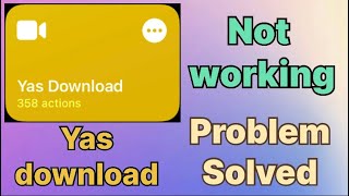 Yas download shortcut not working  Yas download not working in English [upl. by Cathrin]