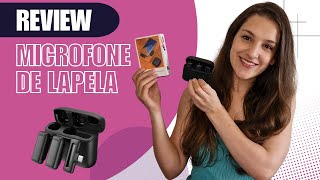 Review  Microfone de Lapela para Youtubers [upl. by Roti]